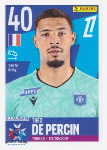 Panini Foot 2026 - Théo De Percin / AJ Auxerre #42