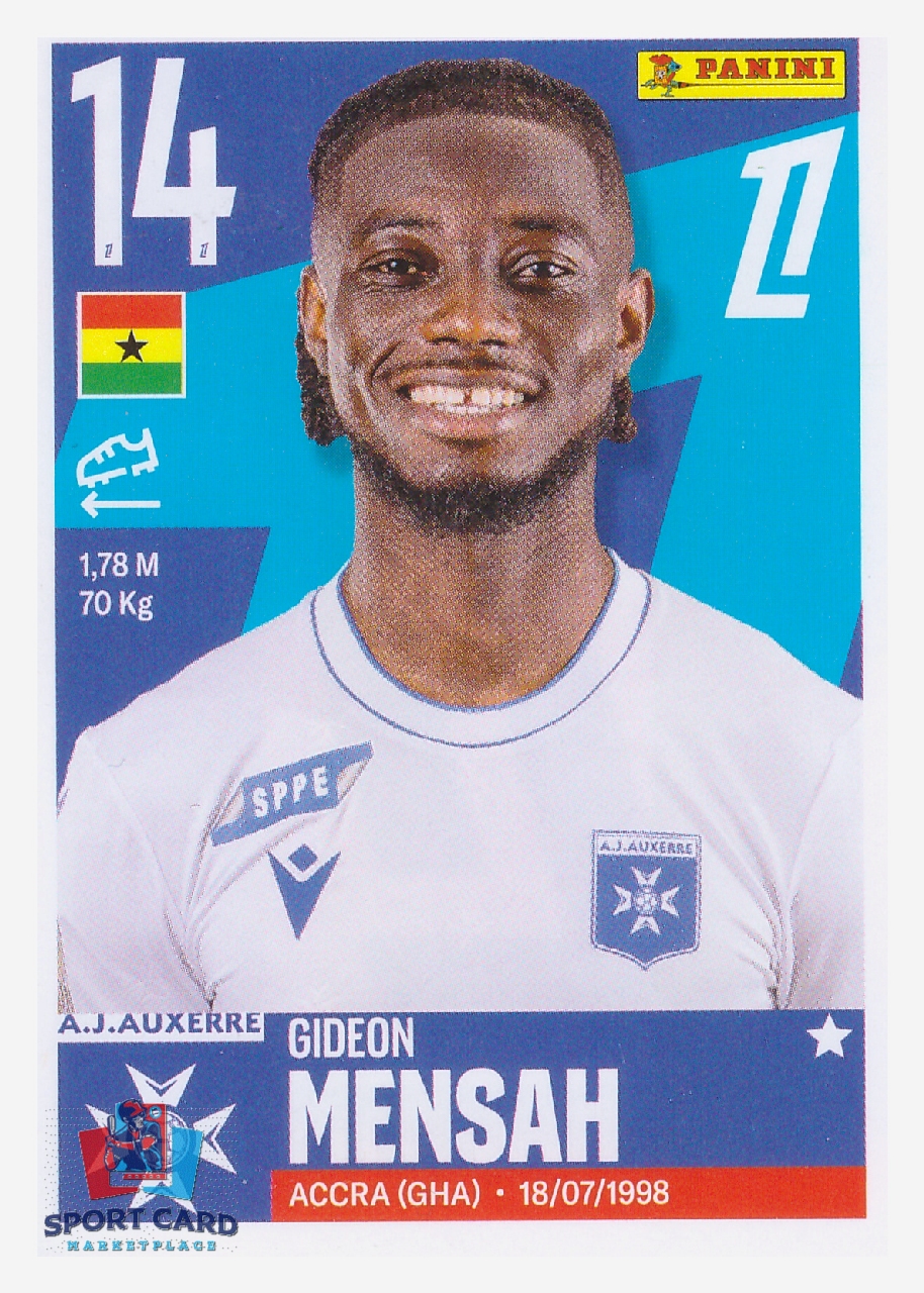 Panini Foot 2026 - Gideon Mensah / AJ Auxerre #46