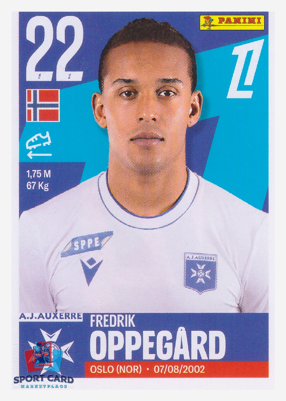 Panini Foot 2026 - Fredrik Oppegård / AJ Auxerre #47