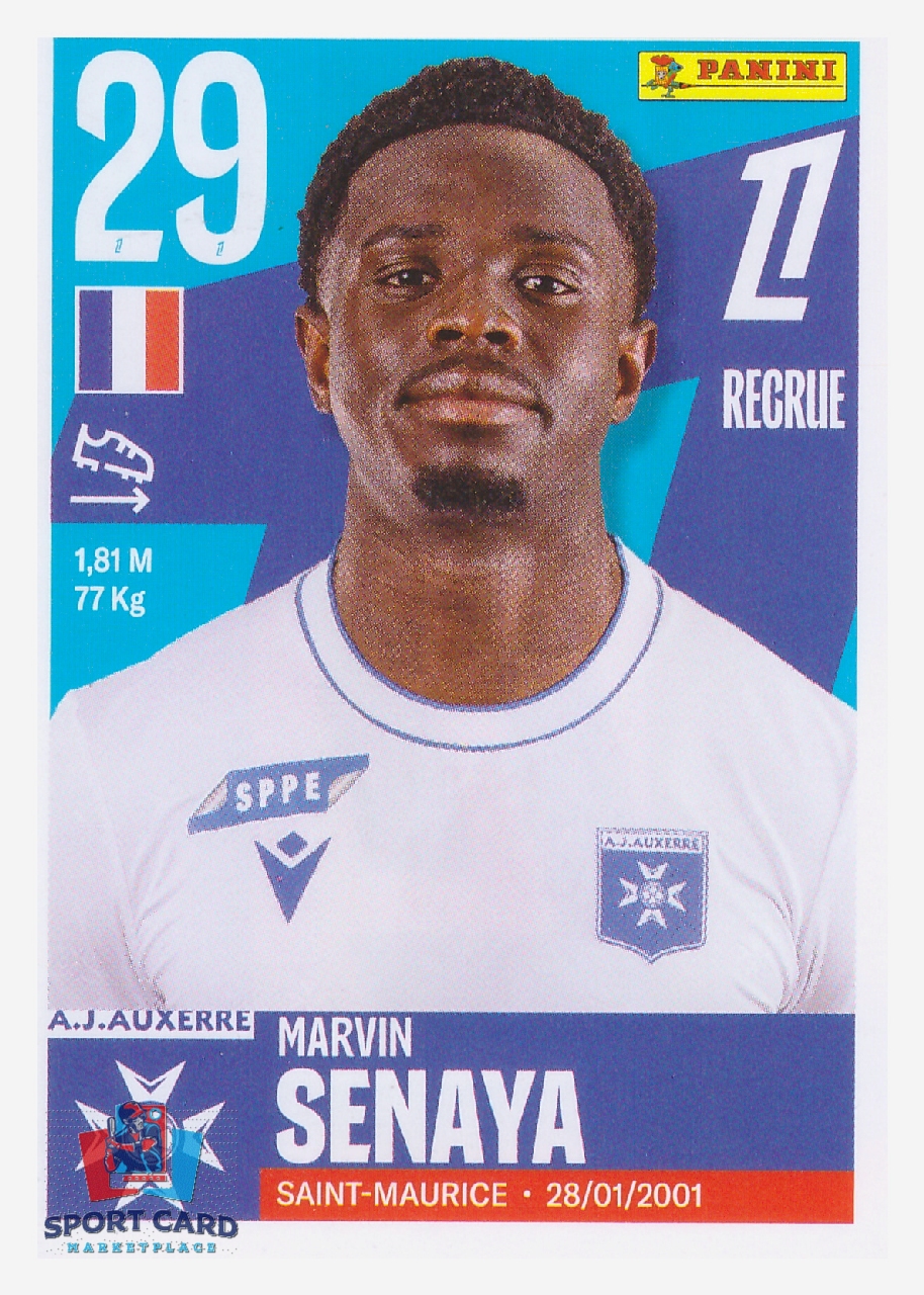 Panini Foot 2026 - Marvin Senaya / AJ Auxerre #48