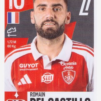 Panini Foot 2026 - Romain Del Castillo / Stade Brestois 29 #81