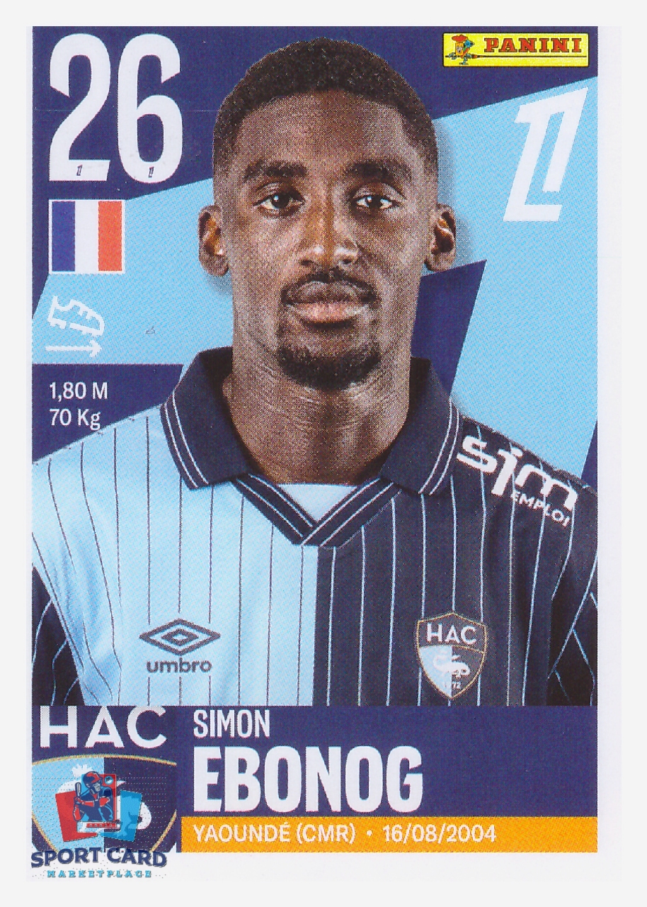 Panini Foot 2026 - Simon Ebonog / Havre AC #114