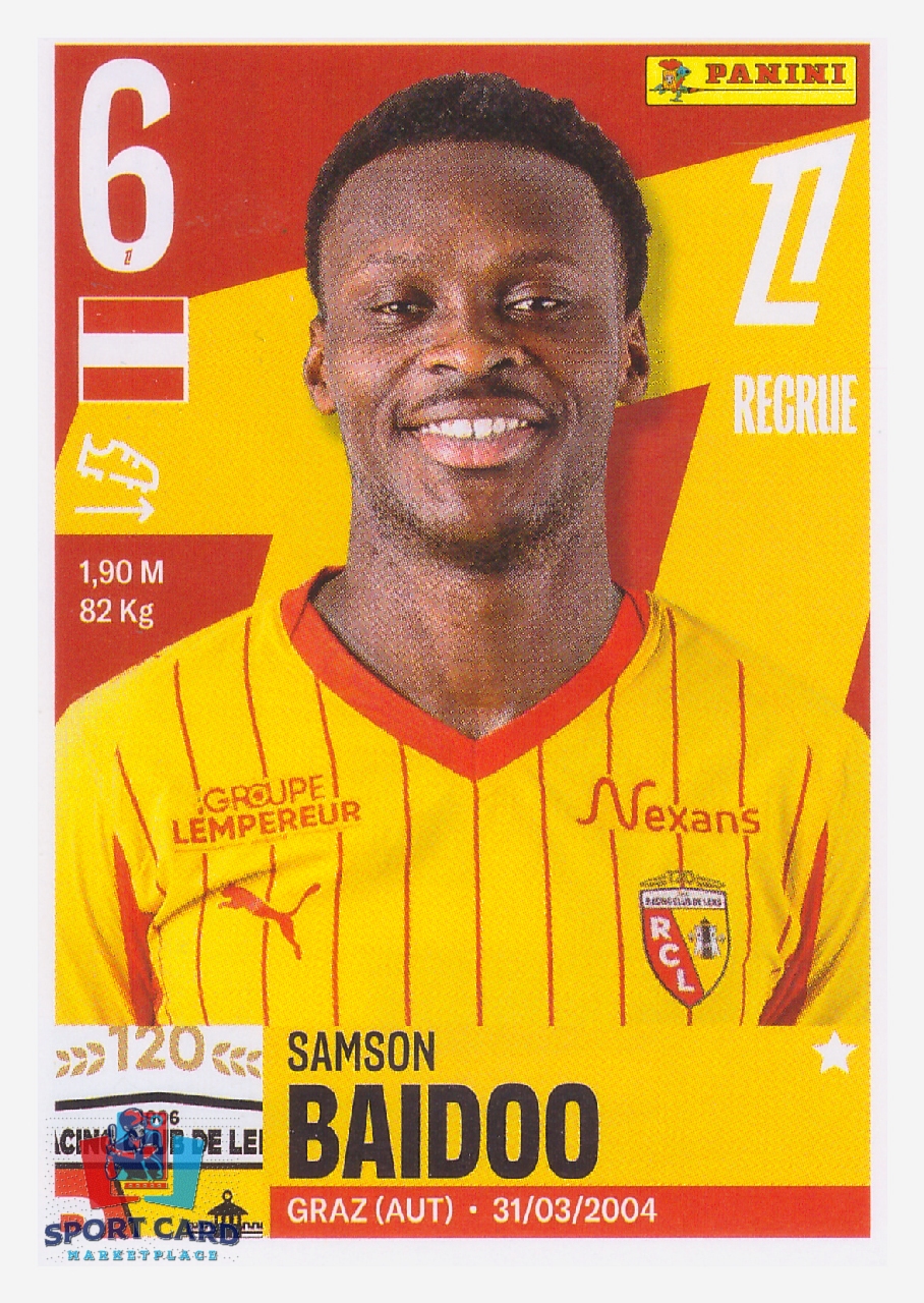 Panini Foot 2026 - Samson Baidoo / RC Lens #136