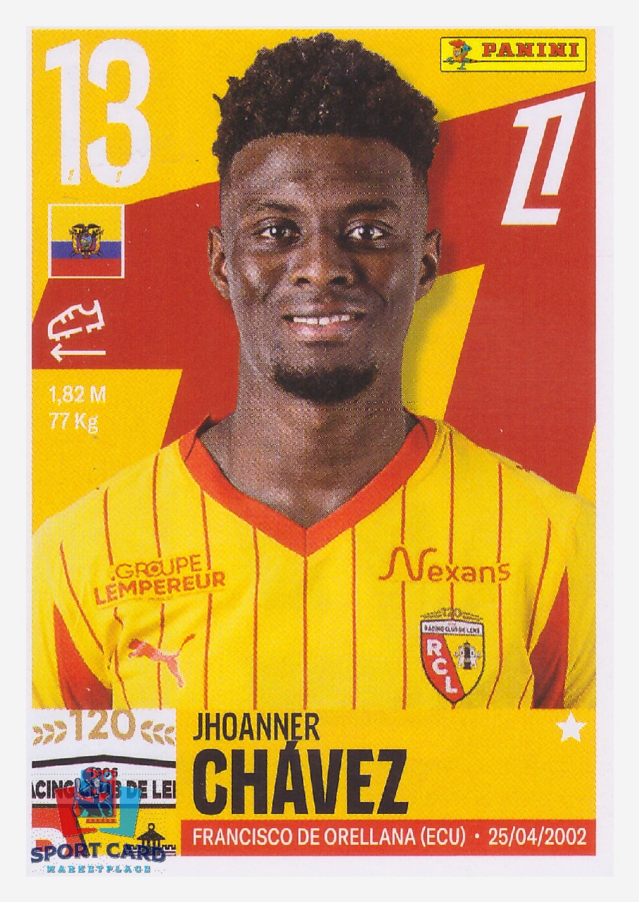 Panini Foot 2026 - Jhoanner Chávez / RC Lens #137