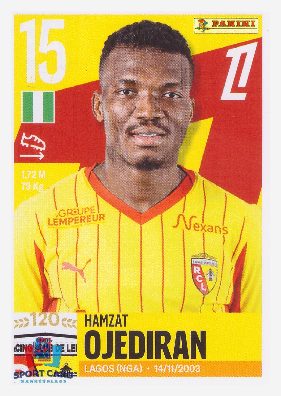 Panini Foot 2026 - Hamzat Ojediran / RC Lens #143