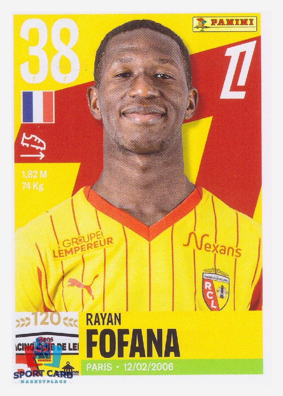 Panini Foot 2026 - Rayan Fofana / RC Lens #148