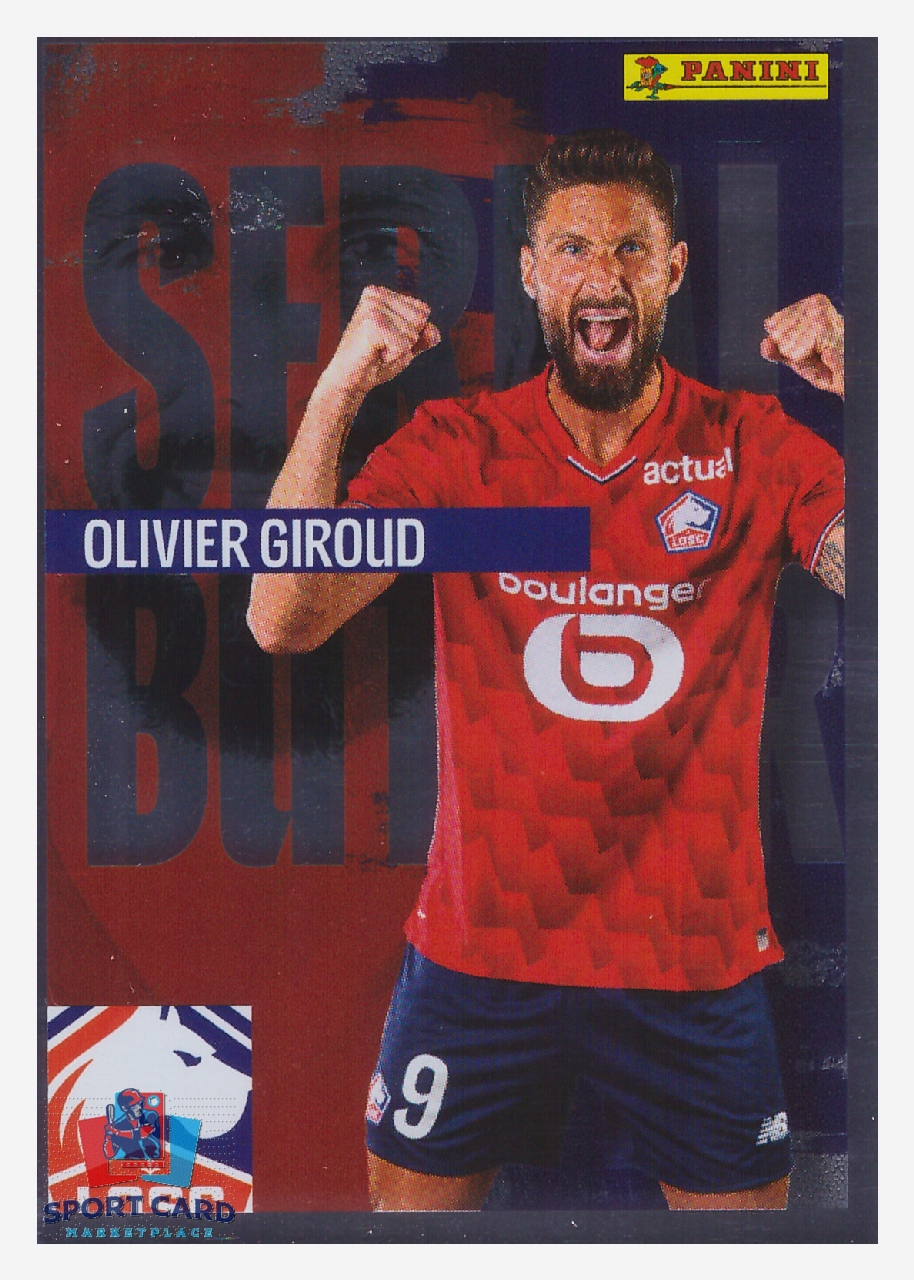 Panini Foot 2026 - Metal - Olivier Giroud (Serial Buteur) / LOSC Lille #157