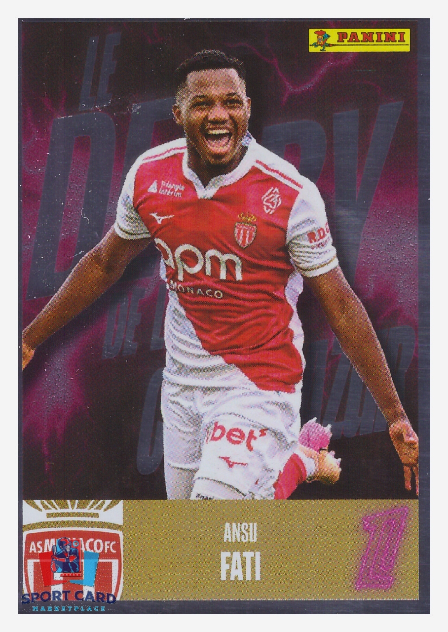Panini Foot 2026 - Metal - Ansu Fati / Le Derby du Sud #184