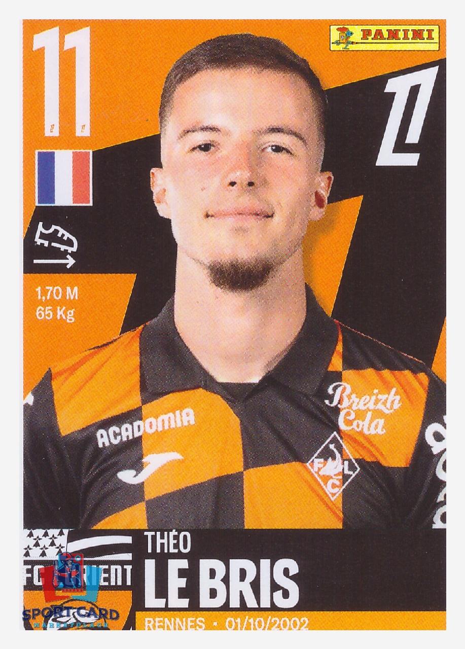 Panini Foot 2026 - Théo Le Bris / FC Lorient #207