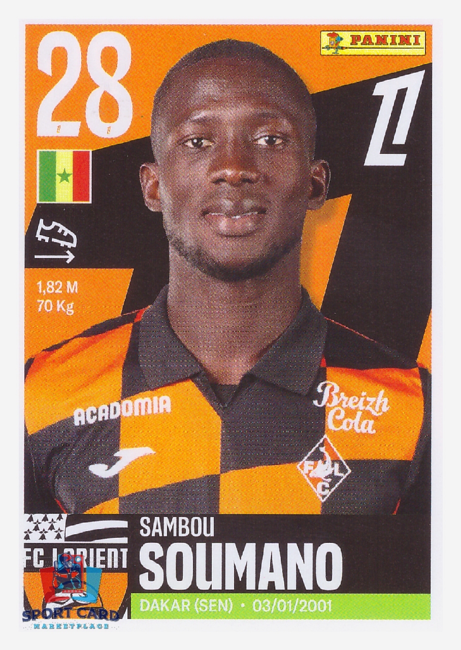 Panini Foot 2026 - Sambou Soumano / FC Lorient #214