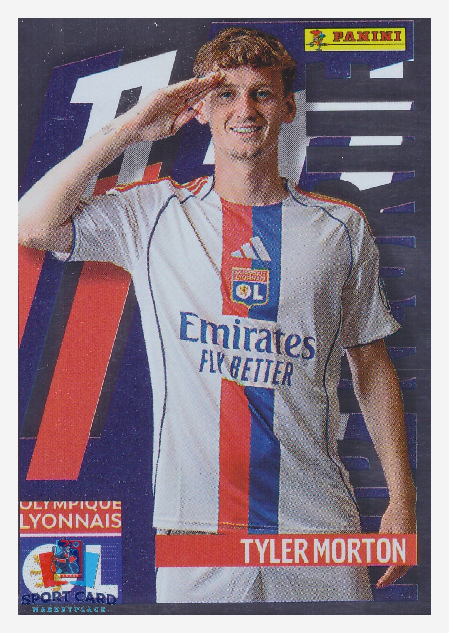Panini Foot 2026 - Metal - Tyler Morton (Top Recrue) / Olympique Lyonnais #216