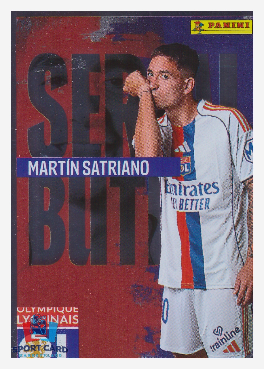Panini Foot 2026 - Metal - Martín Satriano (Serial Buteur) / Olympique Lyonnais #219