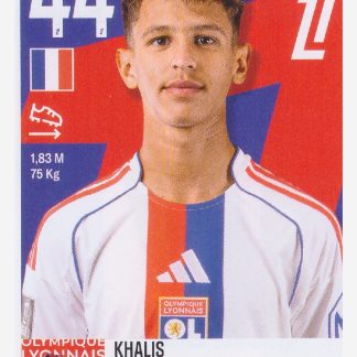 Panini Foot 2026 - Khalis Merah / Olympique Lyonnais #232
