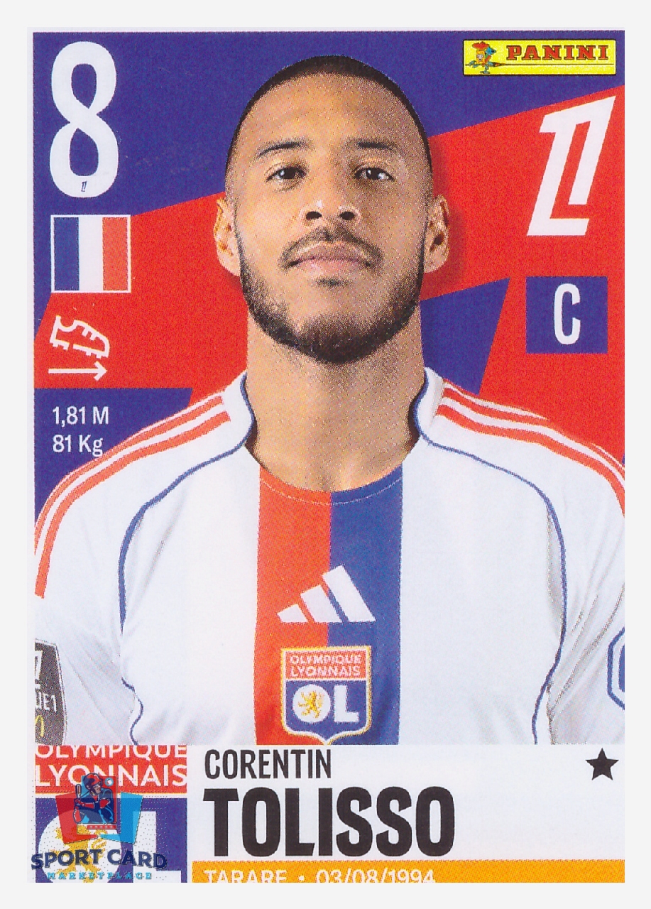 Panini Foot 2026 - Corentin Tolisso / Olympique Lyonnais #236