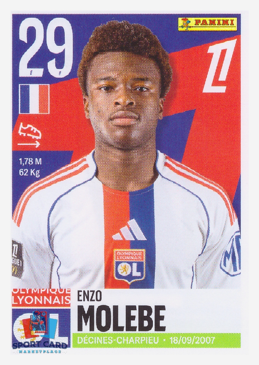 Panini Foot 2026 - Enzo Melebe / Olympique Lyonnais #240