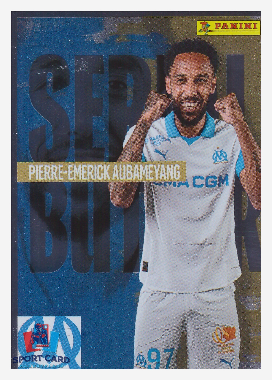 Panini Foot 2026 - Metal - Pierre-Emerick Aubameyang (Serial Buteur) / Olympique de Marseille #247