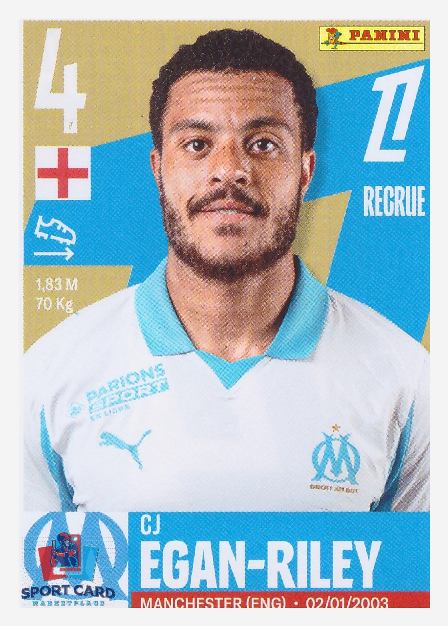 Panini Foot 2026 - CJ Egan-Riley / Olympique de Marseille #254