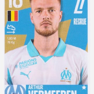 Panini Foot 2026 - Arthur Vermeeren / Olympique de Marseille #265