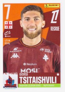 Panini Foot 2026 - Giorgi Tsitaishvili / FC Metz #305