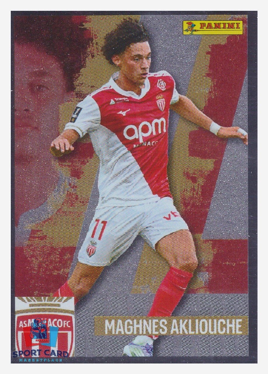 Panini Foot 2026 - Metal - Maghnes Akliouche (Maestro) / AS Monaco #308