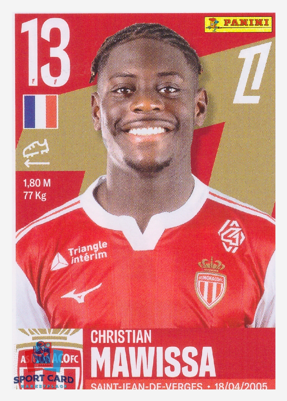 Panini Foot 2026 - Christian Mawissa / AS Monaco #317