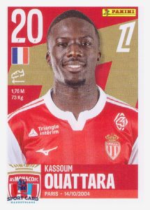 Panini Foot 2026 - Kassoum Ouattara / AS Monaco #318