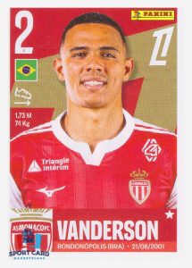 Panini Foot 2026 - Vanderson / AS Monaco #321