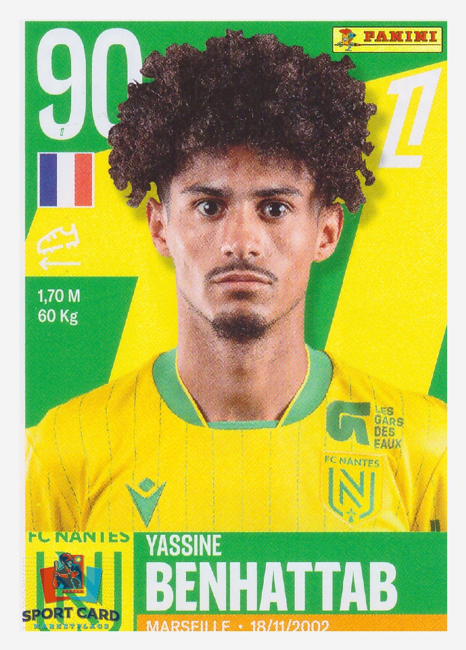 Panini Foot 2026 - Yassine Benhattab / FC Nantes #348