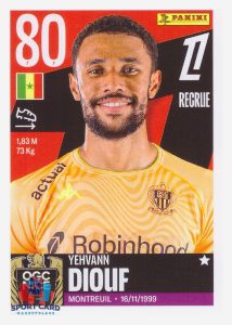Panini Foot 2026 - Yehvann Diouf / OGC Nice #374