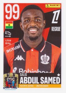 Panini Foot 2026 - Salis Abdul Samed / OGC Nice #383
