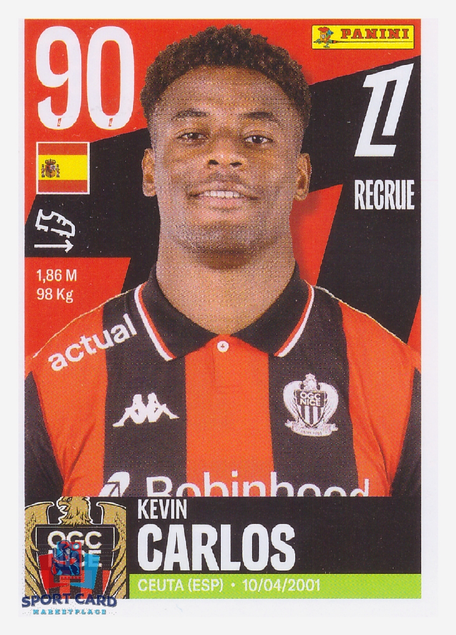 Panini Foot 2026 - Kevin Carlos / OGC Nice #390