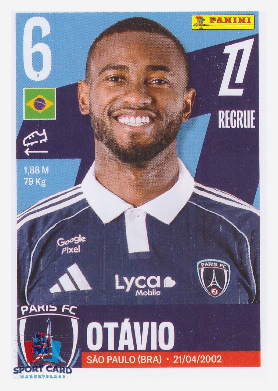 Panini Foot 2026 - Otávio / Paris FC #408