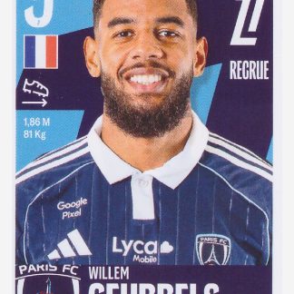 Panini Foot 2026 - Willem Geubbels / Paris FC #417