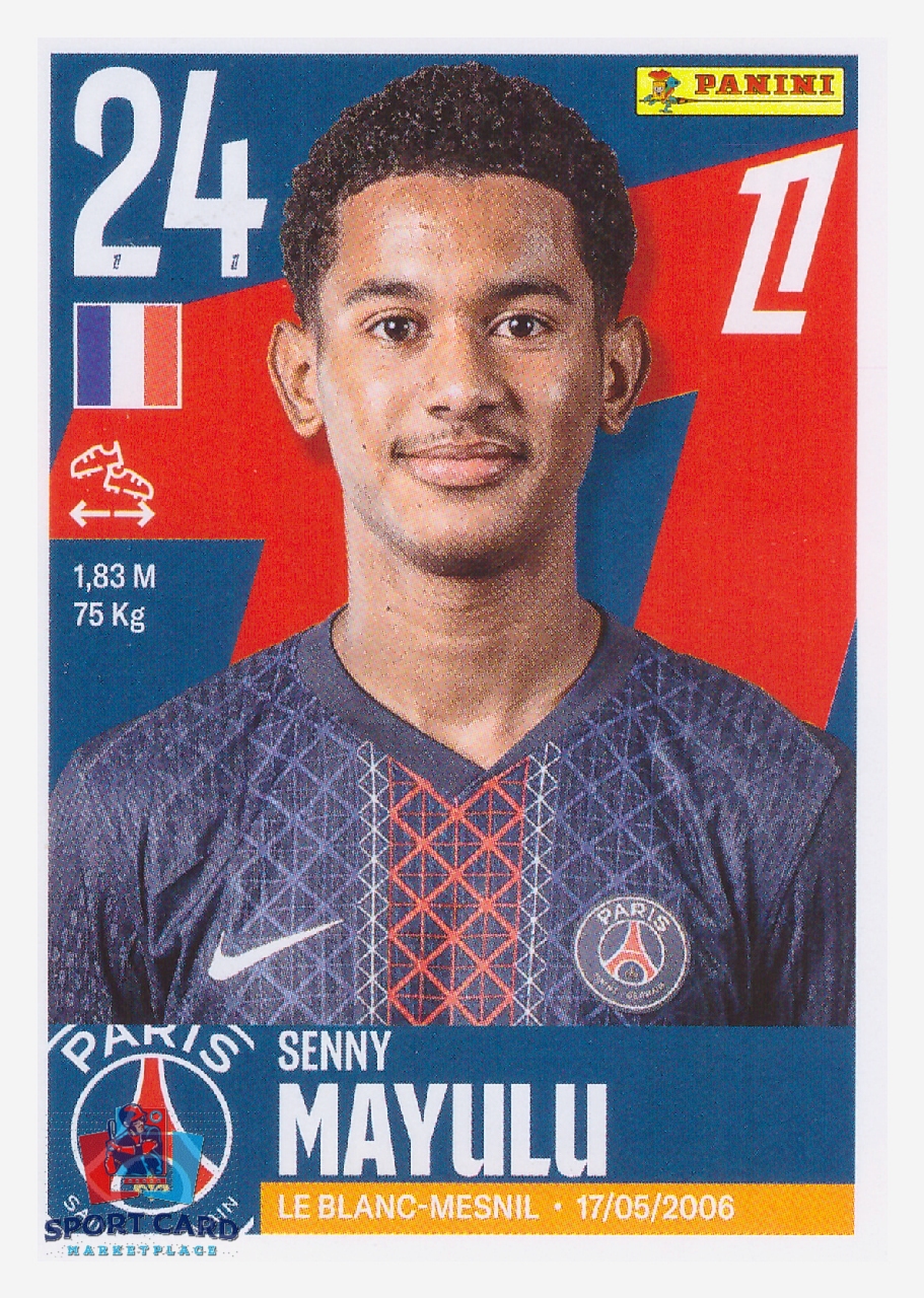 Panini Foot 2026 - Senny Mayulu / Paris Saint-Germain #441