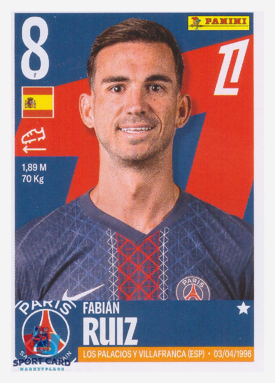 Panini Foot 2026 - Fabián Ruiz / Paris Saint-Germain #443