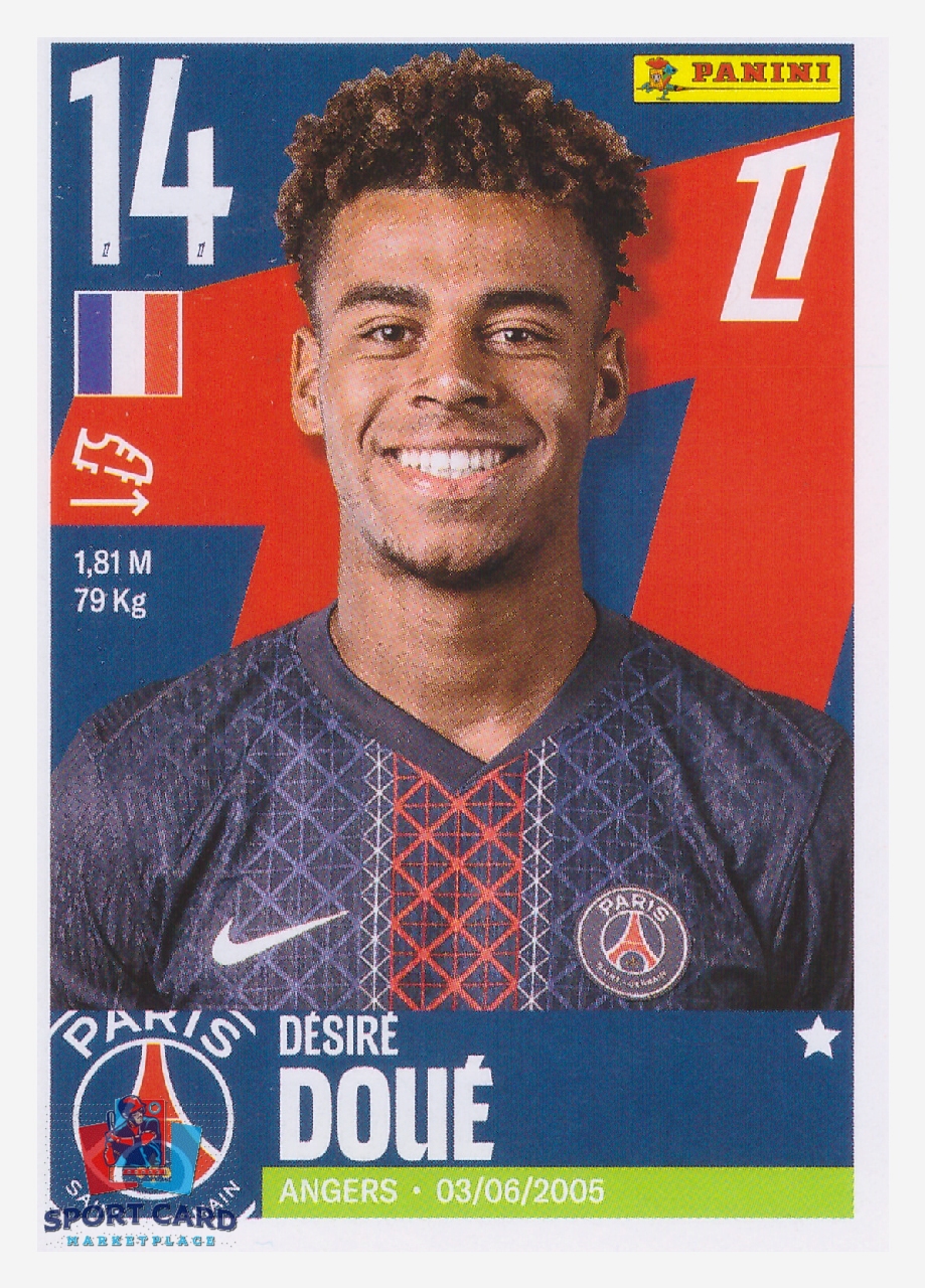 Panini Foot 2026 - Désiré Doué / Paris Saint-Germain #448