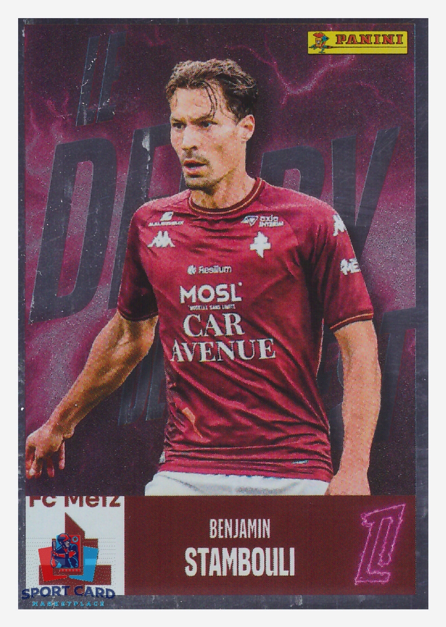 Panini Foot 2026 - Metal - Benjamin Stambouli / Le Derby de l'Est #453
