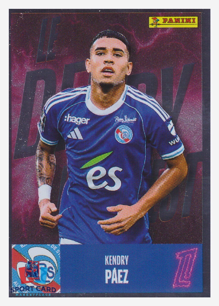 Panini Foot 2026 - Metal - Kendry Páez / Le Derby de l'Est #456