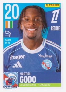 Panini Foot 2026 - Martial Godo / RC Strasbourg Alsace #511