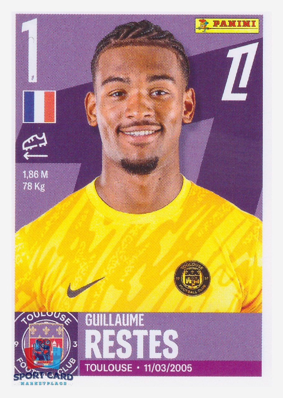 Panini Foot 2026 - Guillaume Restes / Toulouse FC #521