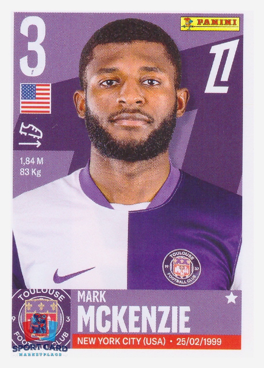 Panini Foot 2026 - Mark McKenzie / Toulouse FC #524