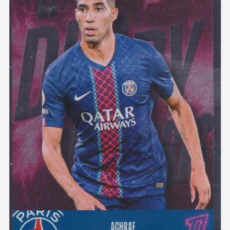 Panini Foot 2026 - Metal - Achraf Hakimi / Le Derby de Paris #542