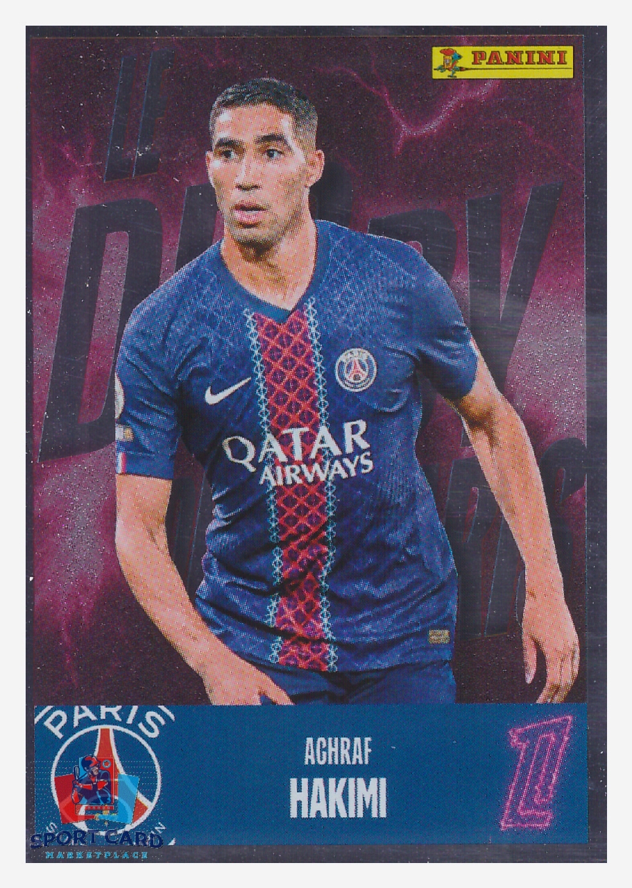 Panini Foot 2026 - Metal - Achraf Hakimi / Le Derby de Paris #542