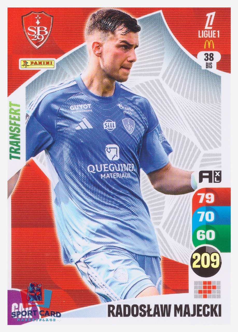 Panini Adrenalyn XL 2025-26 - Transfert - Radoslaw Majecki / Stade Brestois 29 #38 bis