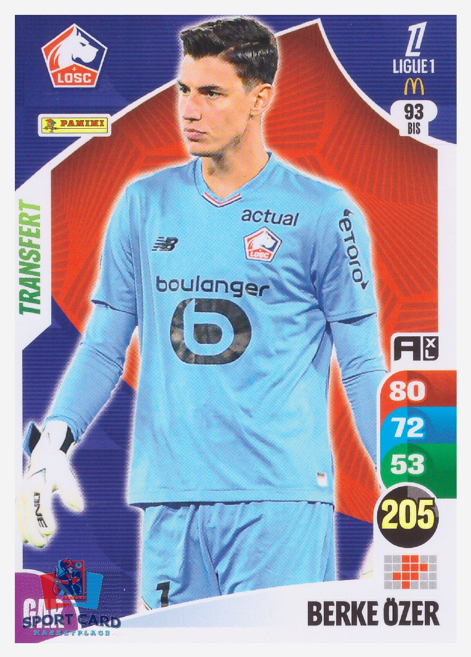 Panini Adrenalyn XL 2025-26 - Transfert - Berke Özer / LOSC Lille #93 bis