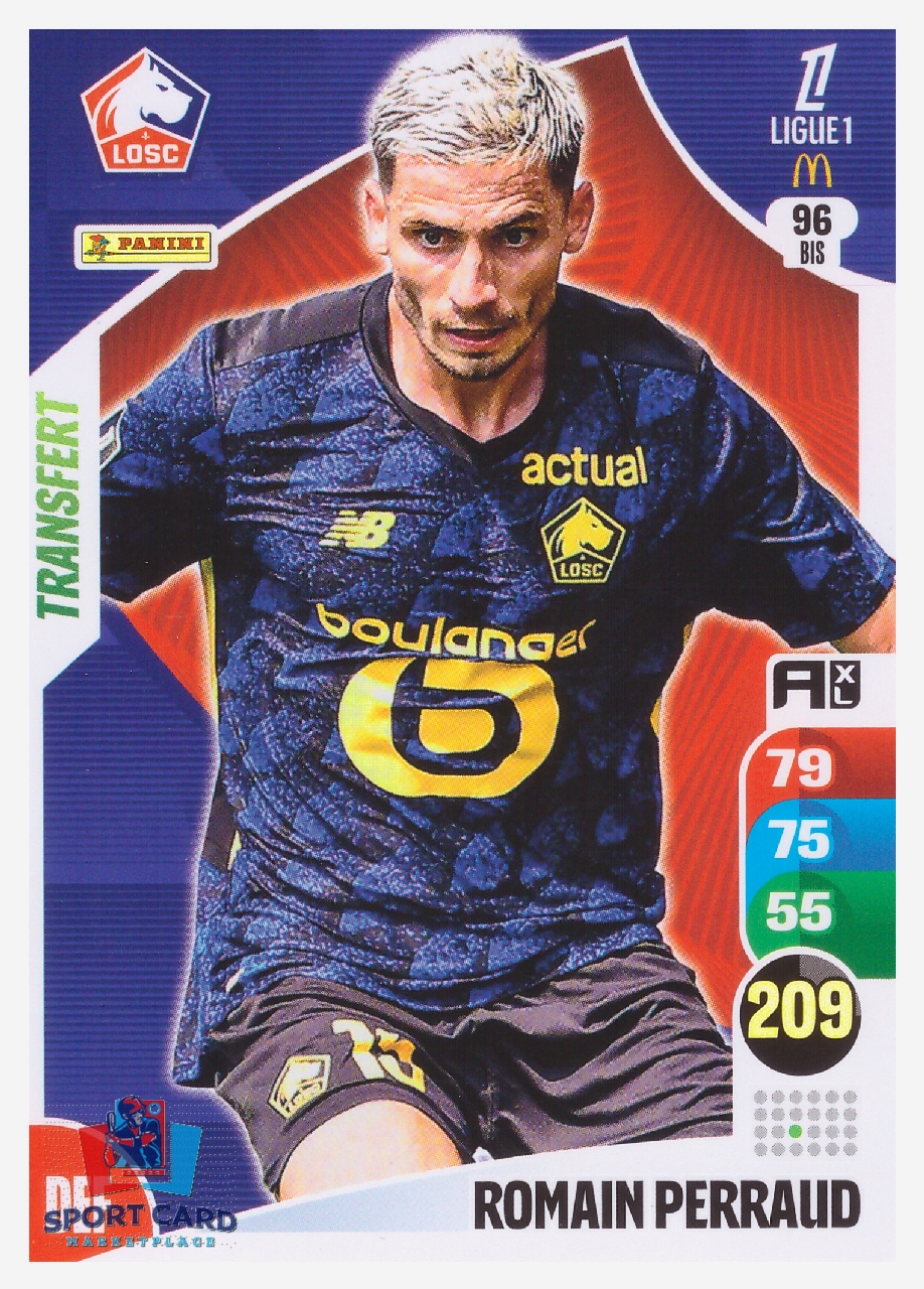 Panini Adrenalyn XL 2025-26 - Transfert - Romain Perraud / LOSC Lille #96 bis