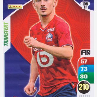 Panini Adrenalyn XL 2025-26 - Transfert - Marius Broholm / LOSC Lille #108 bis