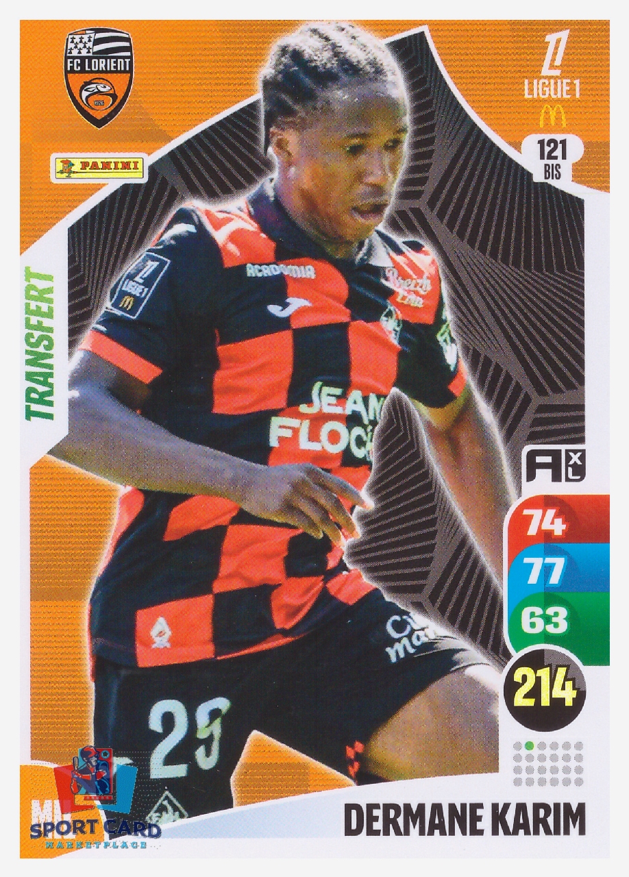 Panini Adrenalyn XL 2025-26 - Transfert - Dermane Karim / FC Lorient #121 bis