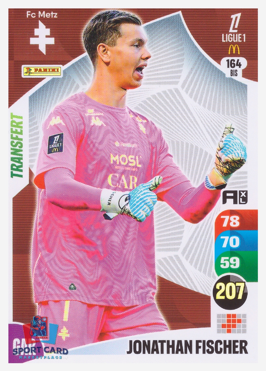 Panini Adrenalyn XL 2025-26 - Transfert - Jonathan Fischer / FC Metz #164 bis