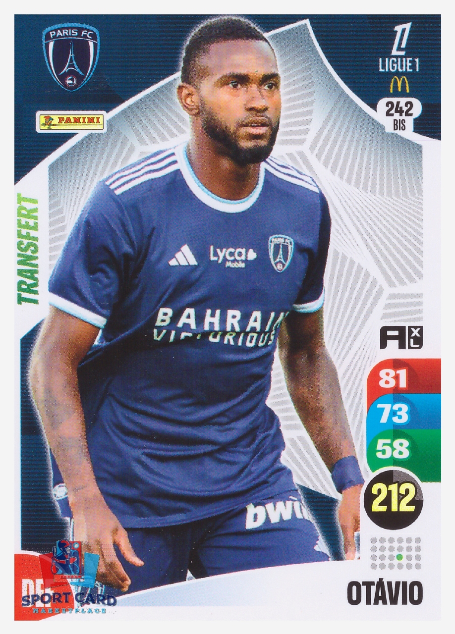 Panini Adrenalyn XL 2025-26 - Transfert - Otavio / Paris FC #242 bis